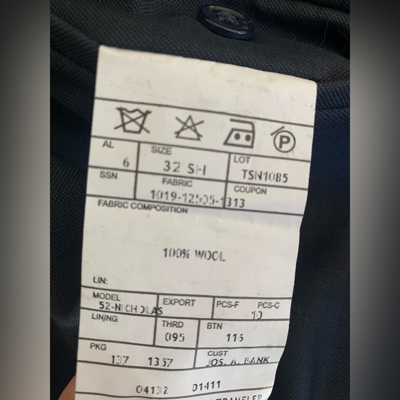 Jos. A. Bank Slim Fit Suit - Bright Navy - Picture 8 of 8